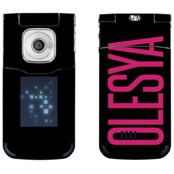   «Olesya»   Nokia 7510 Supernova