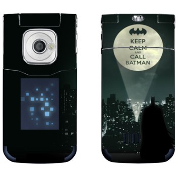   «Keep calm and call Batman»   Nokia 7510 Supernova