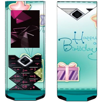   «Happy birthday»   Nokia 7900 Prism