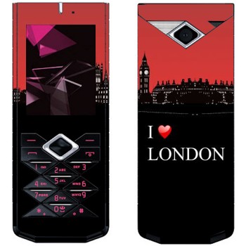   «I love London»   Nokia 7900 Prism