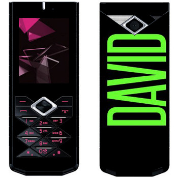   «David»   Nokia 7900 Prism