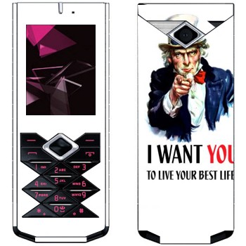   « : I want you!»   Nokia 7900 Prism