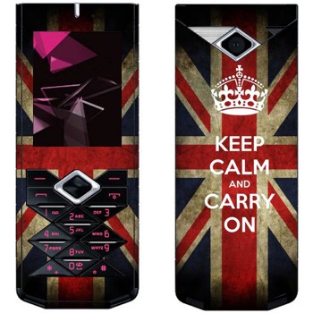   «Keep calm and carry on»   Nokia 7900 Prism