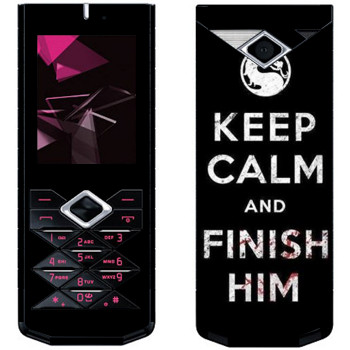   «Keep calm and Finish him Mortal Kombat»   Nokia 7900 Prism