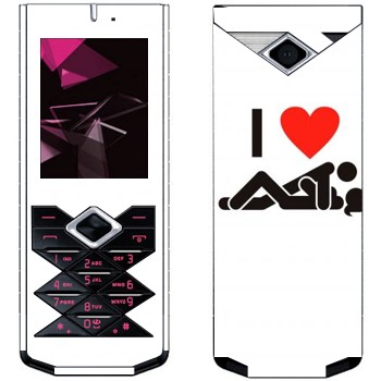   « I love sex»   Nokia 7900 Prism