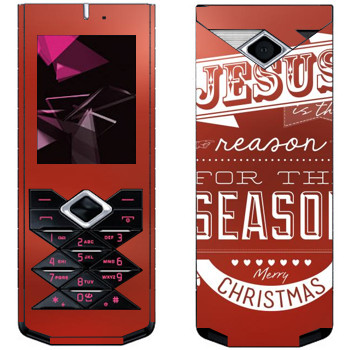   «Jesus is the reason for the season»   Nokia 7900 Prism
