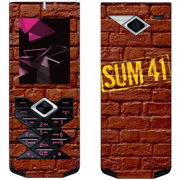   «- Sum 41»   Nokia 7900 Prism