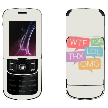   «WTF, ROFL, THX, LOL, OMG»   Nokia 8600 Luna