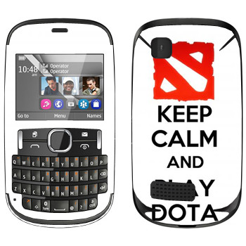   «Keep calm and Play DOTA»   Nokia Asha 200