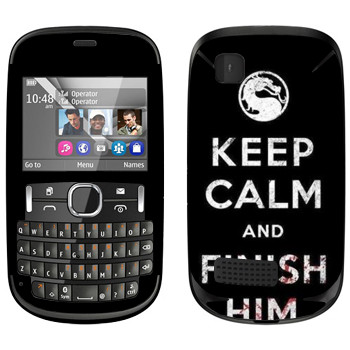   «Keep calm and Finish him Mortal Kombat»   Nokia Asha 200