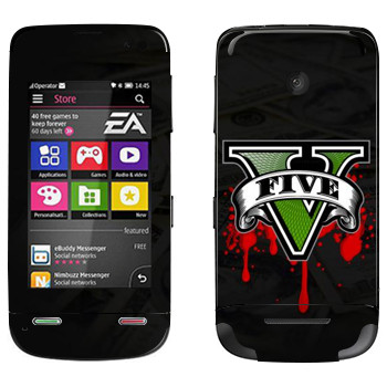   «GTA 5 - logo blood»   Nokia Asha 311