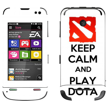   «Keep calm and Play DOTA»   Nokia Asha 311