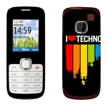   «I love techno»   Nokia C1-01