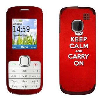  «Keep calm and carry on - »   Nokia C1-01