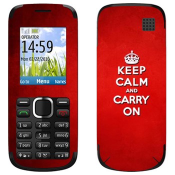   «Keep calm and carry on - »   Nokia C1-02