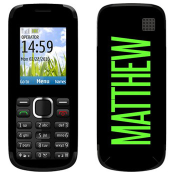   «Matthew»   Nokia C1-02
