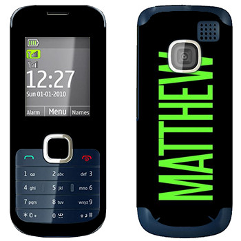   «Matthew»   Nokia C2-00