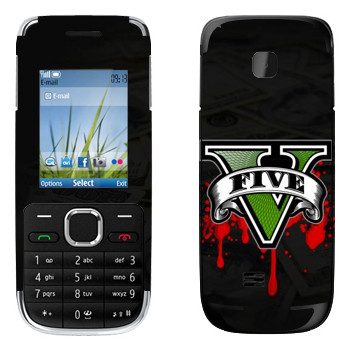   «GTA 5 - logo blood»   Nokia C2-01