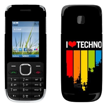   «I love techno»   Nokia C2-01