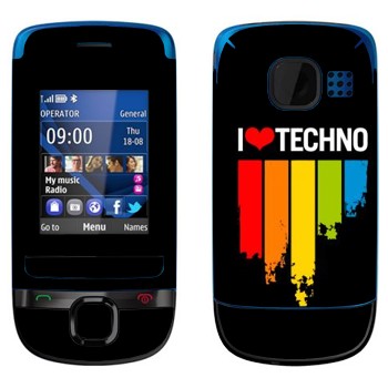   «I love techno»   Nokia C2-05