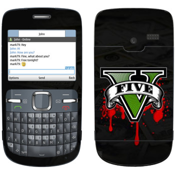   «GTA 5 - logo blood»   Nokia C3-00