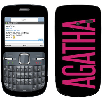   «Agatha»   Nokia C3-00