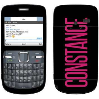   «Constance»   Nokia C3-00