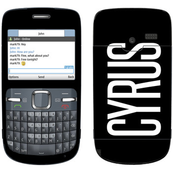   «Cyrus»   Nokia C3-00