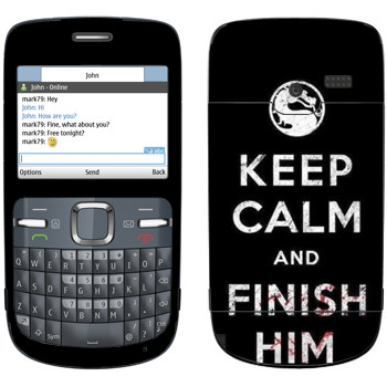   «Keep calm and Finish him Mortal Kombat»   Nokia C3-00