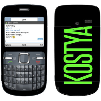   «Kostya»   Nokia C3-00