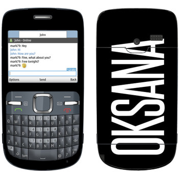   «Oksana»   Nokia C3-00