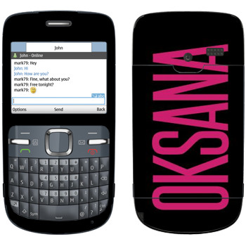   «Oksana»   Nokia C3-00