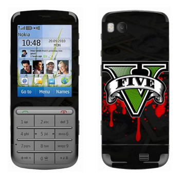   «GTA 5 - logo blood»   Nokia C3-01