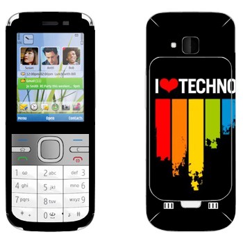   «I love techno»   Nokia C5-00