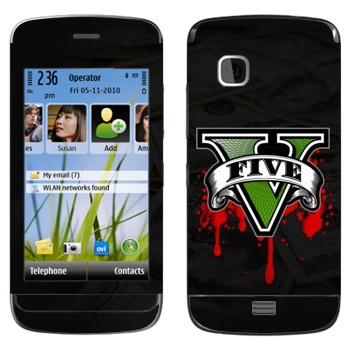   «GTA 5 - logo blood»   Nokia C5-06