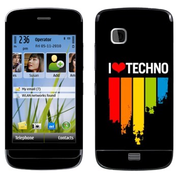   «I love techno»   Nokia C5-06
