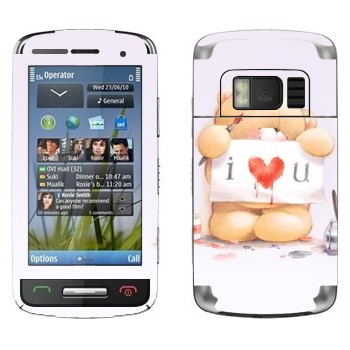   «  - I love You»   Nokia C6-01