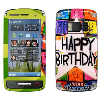   «  Happy birthday»   Nokia C6-01