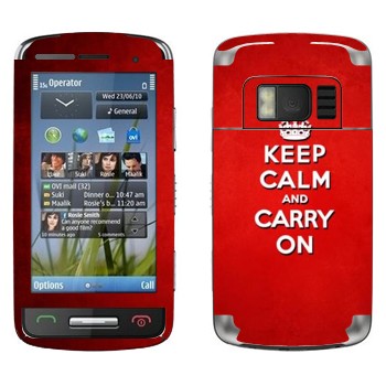   «Keep calm and carry on - »   Nokia C6-01