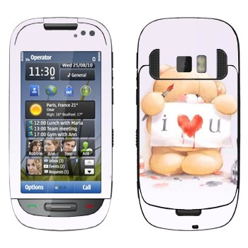   «  - I love You»   Nokia C7-00