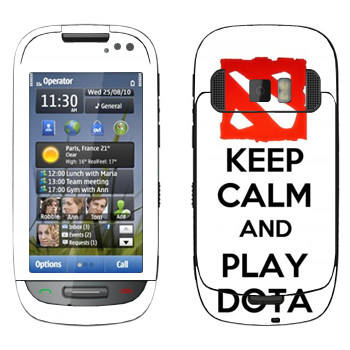   «Keep calm and Play DOTA»   Nokia C7-00