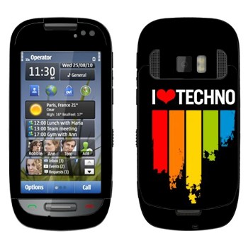   «I love techno»   Nokia C7-00