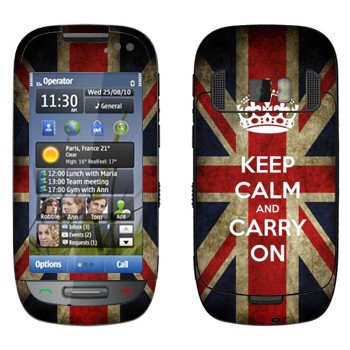   «Keep calm and carry on»   Nokia C7-00