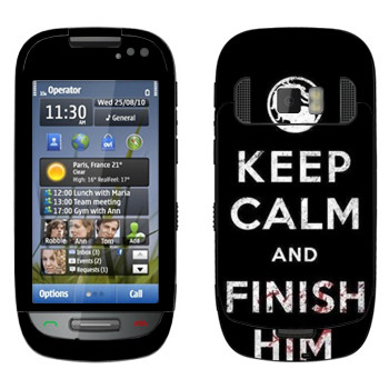   «Keep calm and Finish him Mortal Kombat»   Nokia C7-00