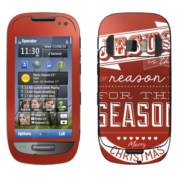   «Jesus is the reason for the season»   Nokia C7-00