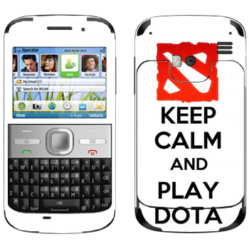   «Keep calm and Play DOTA»   Nokia E5