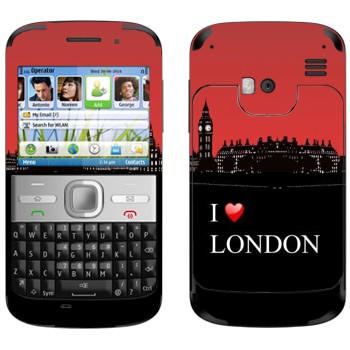   «I love London»   Nokia E5