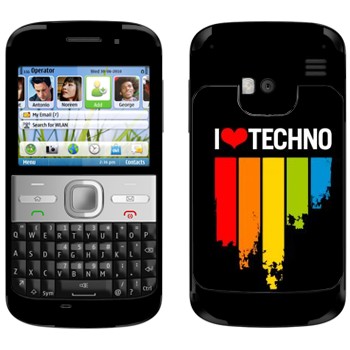   «I love techno»   Nokia E5