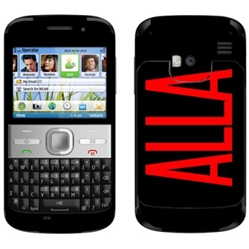   «Alla»   Nokia E5