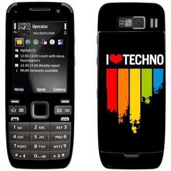   «I love techno»   Nokia E52